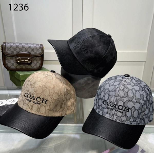 COACH NEW YORK MONOGRAM BLACK LOGO PREMIUM UNISEX CAP WITH SAFETY BOX