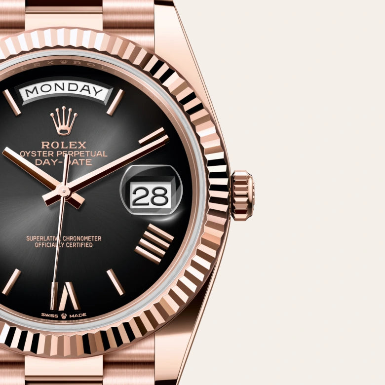 ROLEX DAY DATE CHOCOLATE BLACK(AUTOMATIC)