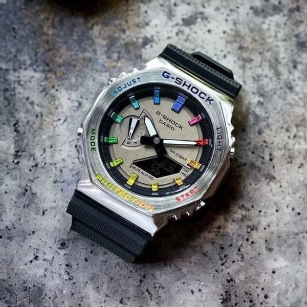 G SHOCK CASIO GBM-2100A RAINBOW WITH ORIGINAL BOX