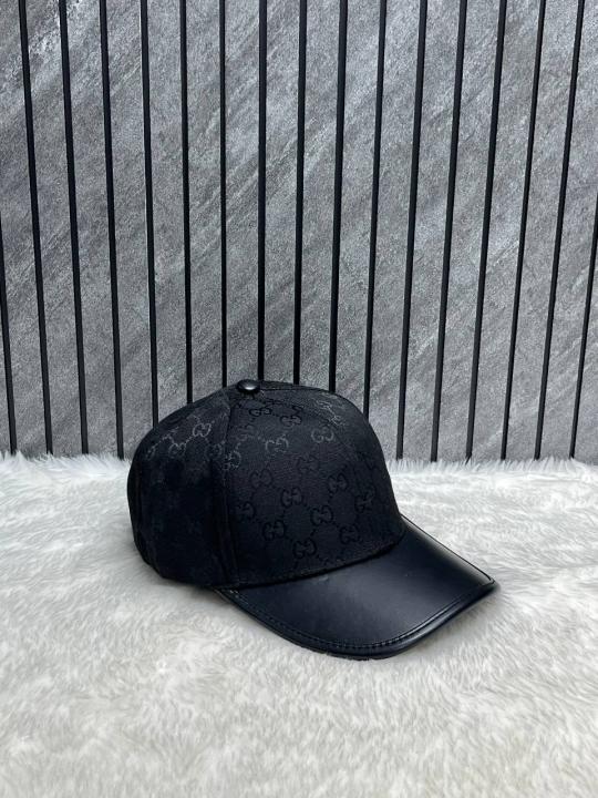 Gucci GG Leather Monogram Premium Unisex Cap With Safety Box