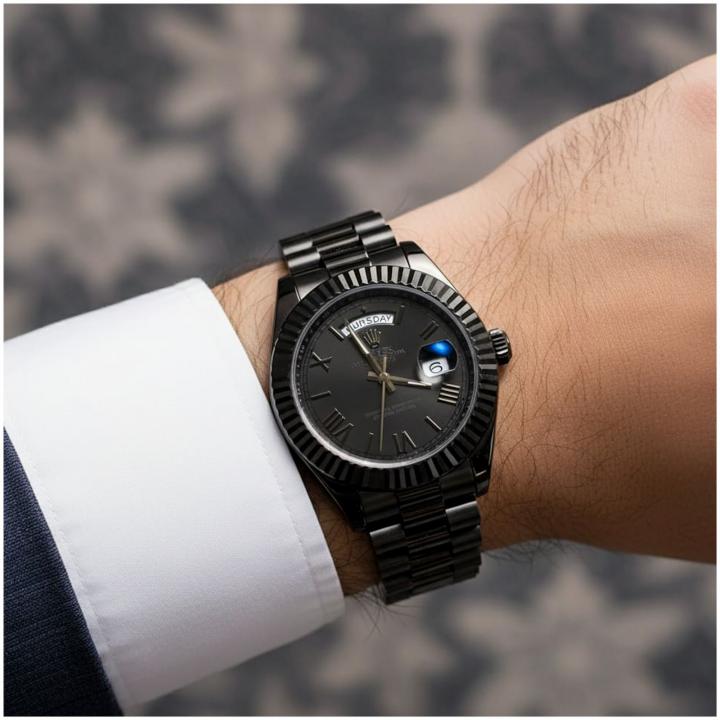 ROLEX DAY DATE FULL BLACK (CELL MODEL)
