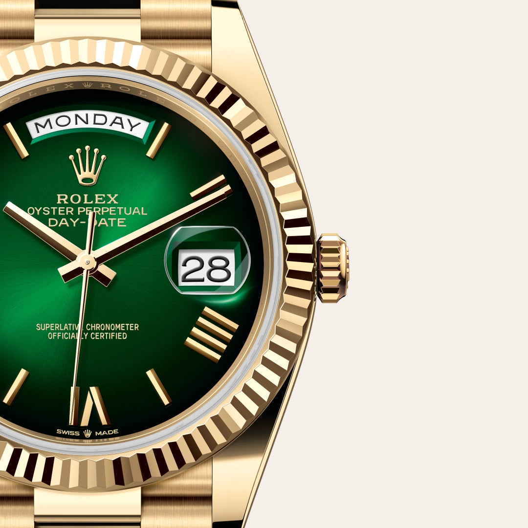 ROLEX DAY DATE GREEN GOLD (CELL MODEL)