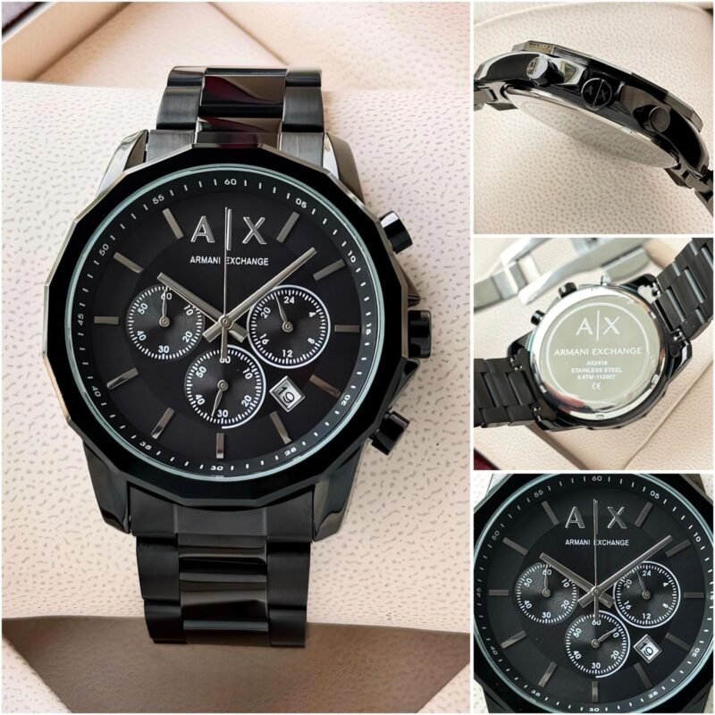 ARMANI EXCHANGE CHRONOGRAPH FULL BLACK