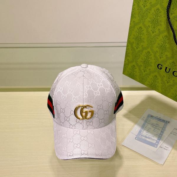 Gucci GG Leather Monogram Premium Unisex Cap With Safety Box