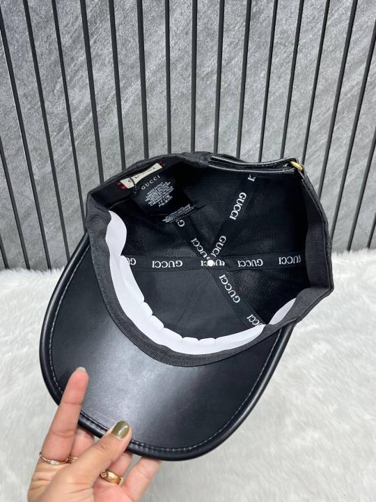 Gucci GG Leather Monogram Premium Unisex Cap With Safety Box