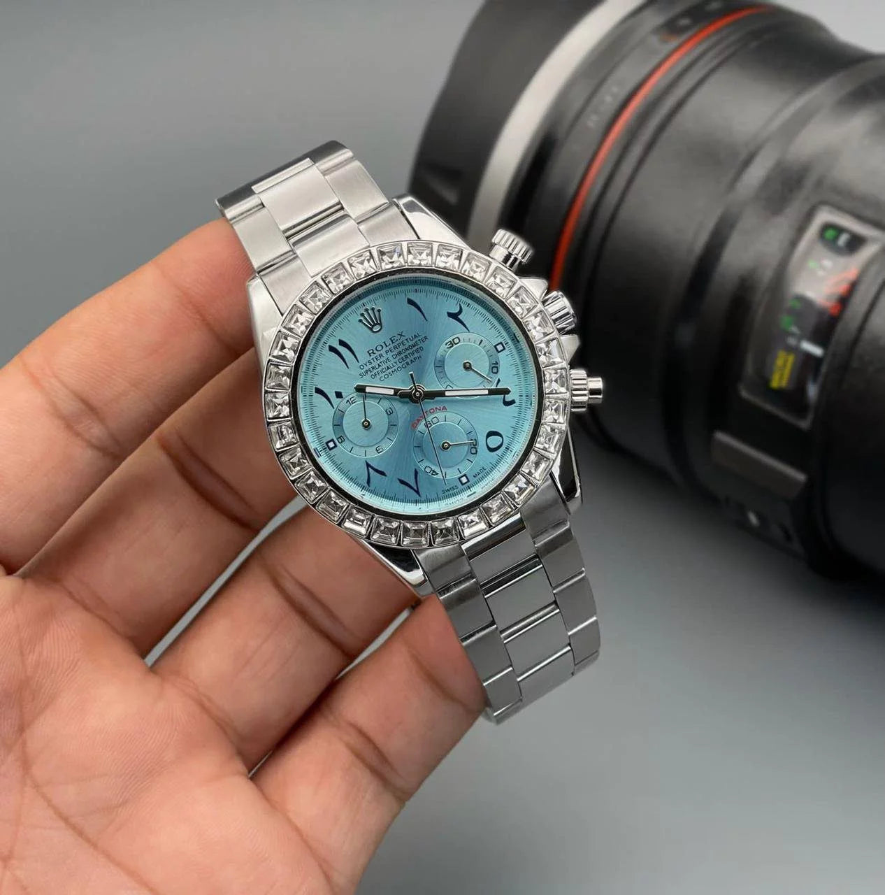 ROLEX DAYTONA DIAMOND CHRONOGRAPH WATCH