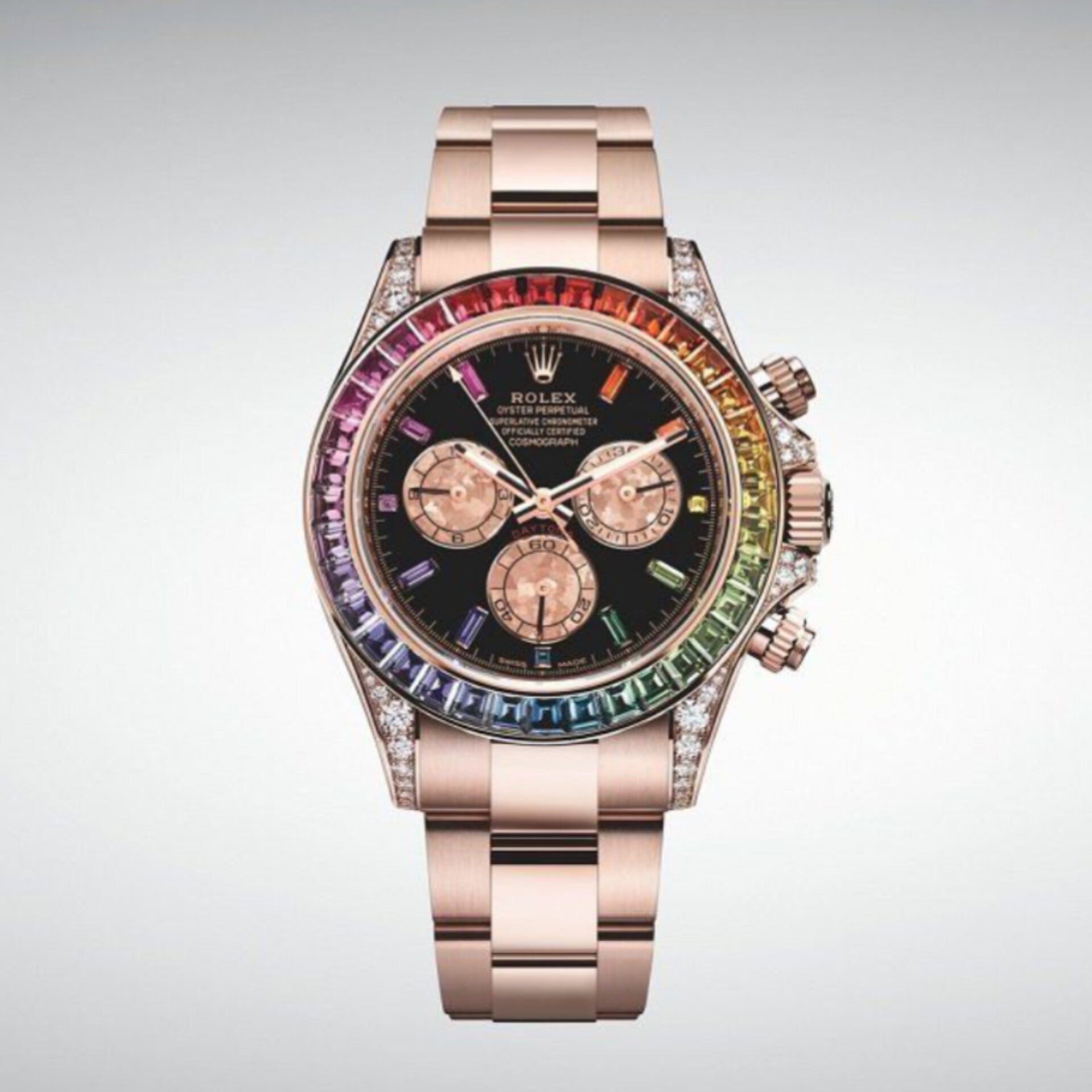 ROLEX RAINBOW CHRONOGRAPH WATCH (GOLD)