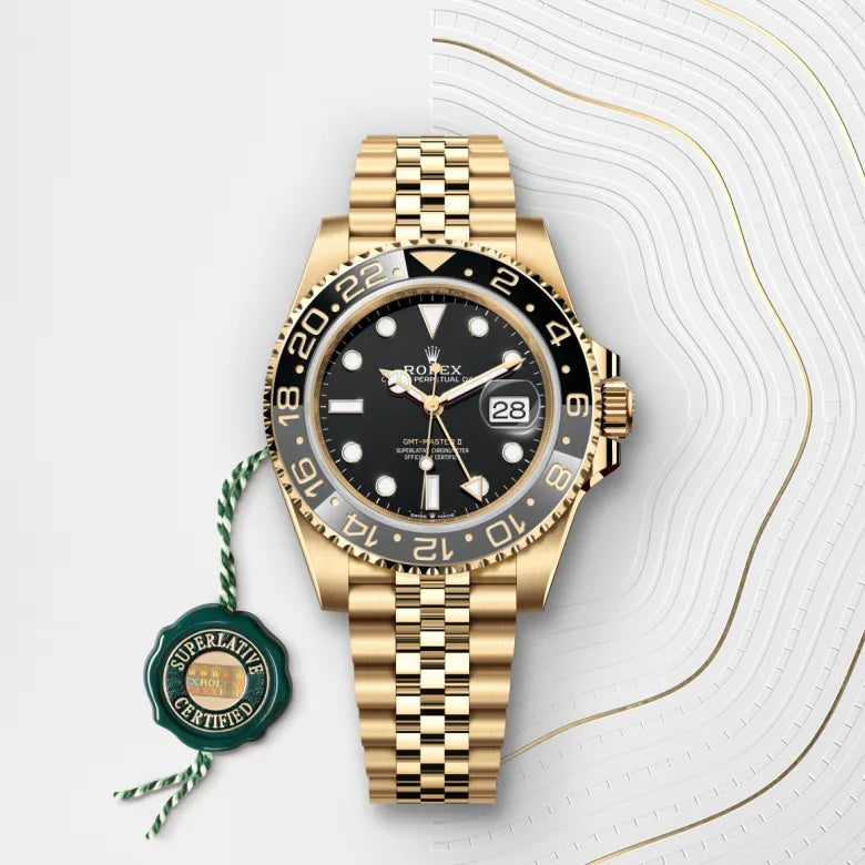 ROLEX GMT MASTER II GOLD BLACK (CELL MODEL)