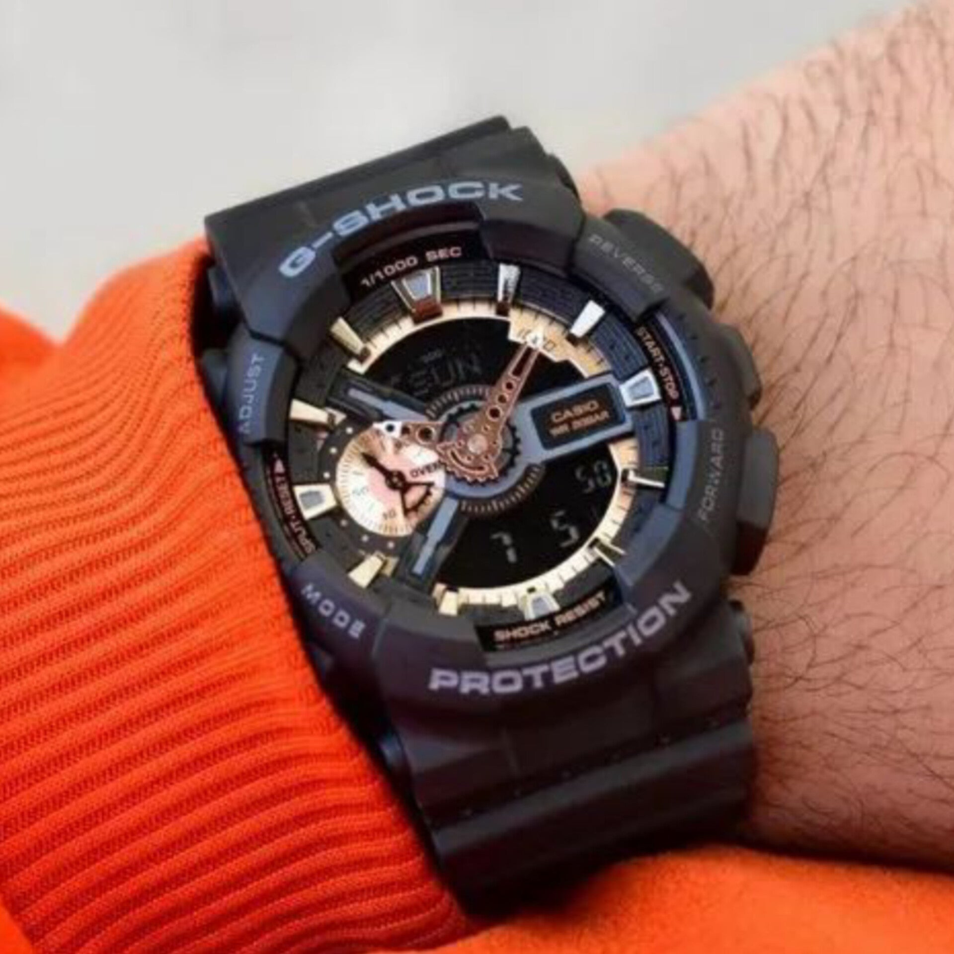 G SHOCK CASIO GA-110-1ADR ANALOG-DIGITAL WITH ORIGINAL BOX