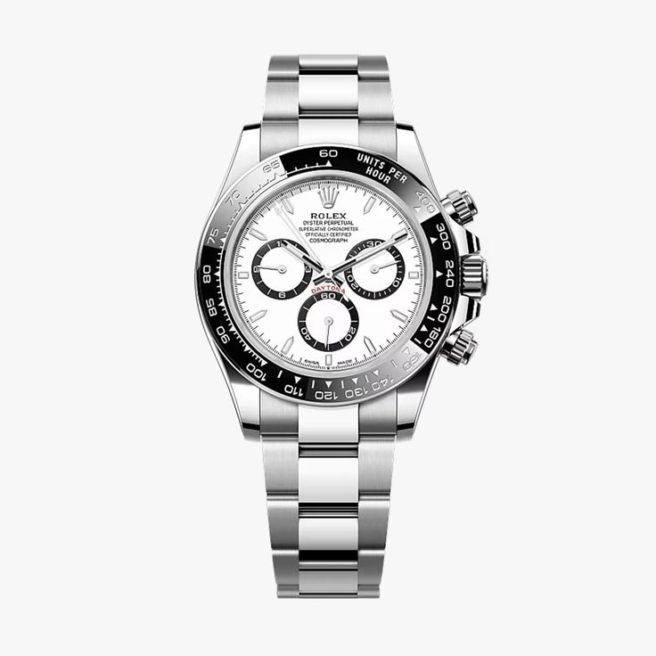 ROLEX DAYTONA SILVER BLACK (CELL MODEL)