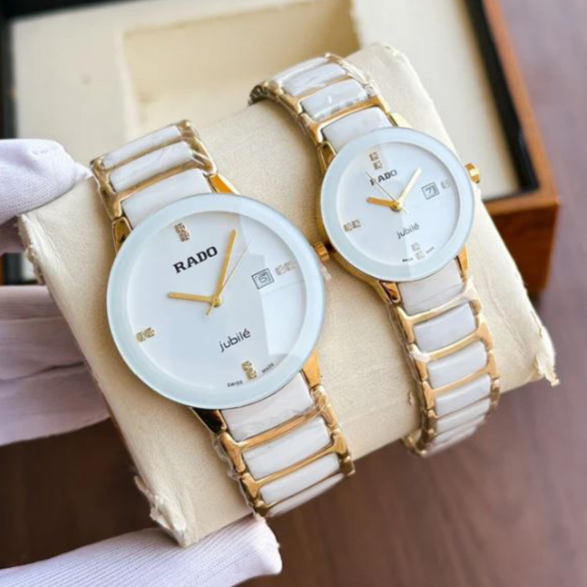 RADO JUBILE WHITE GOLD (COUPLE WATCH)