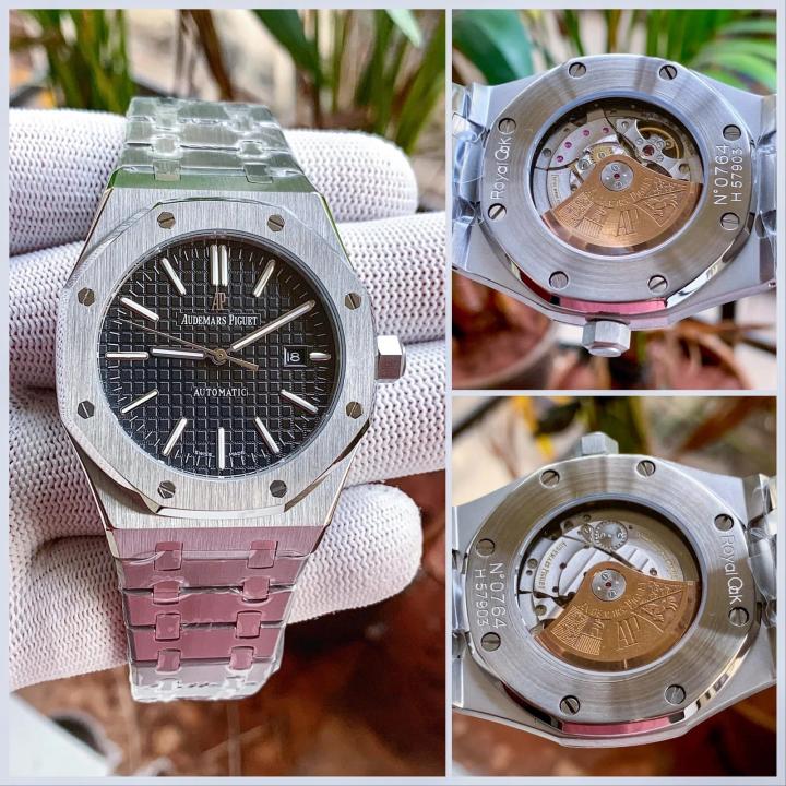 AUDEMARS PIGUET ROYAL OAK SILVER BLACK (AUTOMATIC)