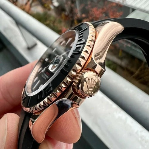 ROLEX YACHT MASTER ROSE GOLD (AUTOMATIC)