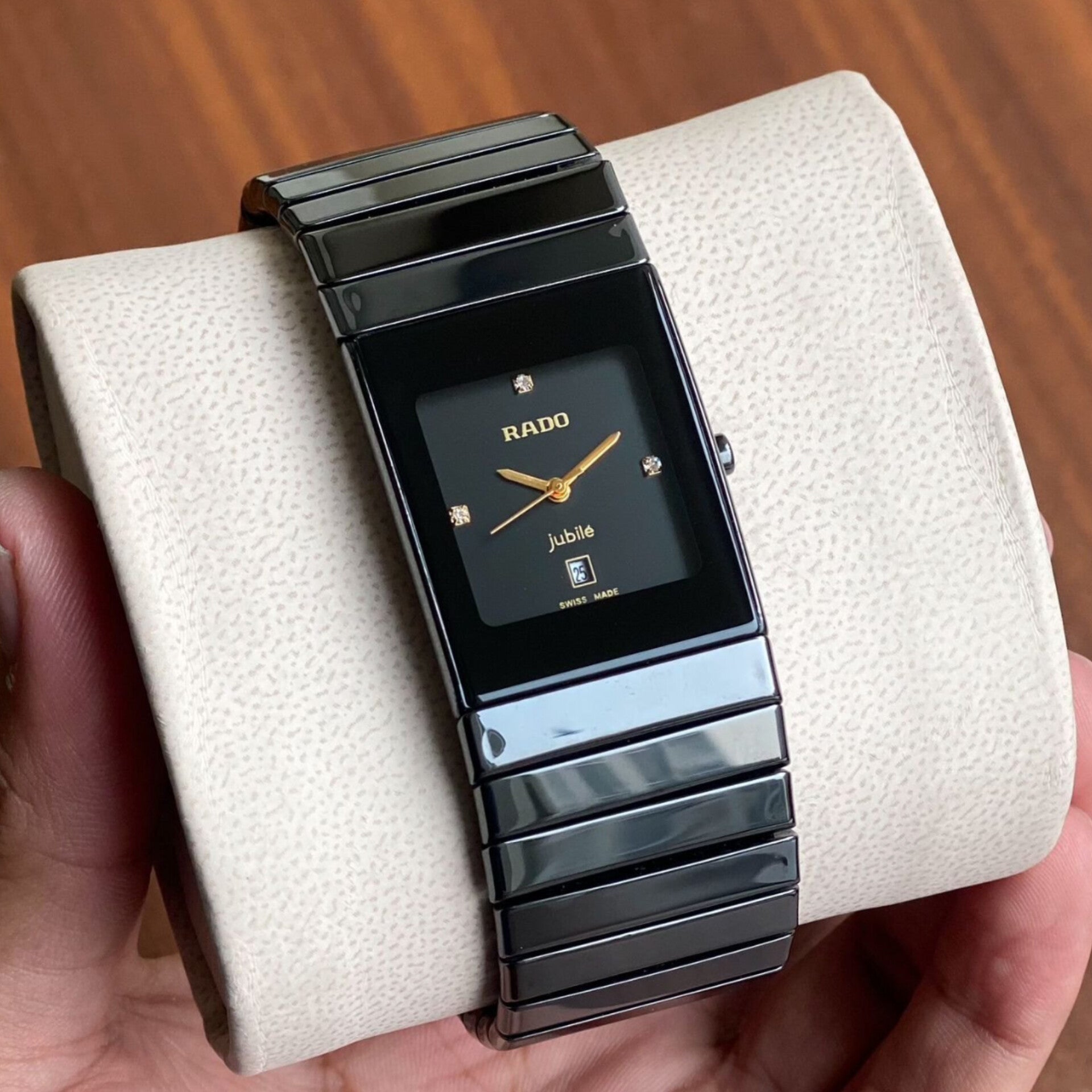 RADO JUBILE BLACK CERAMIC WATCH
