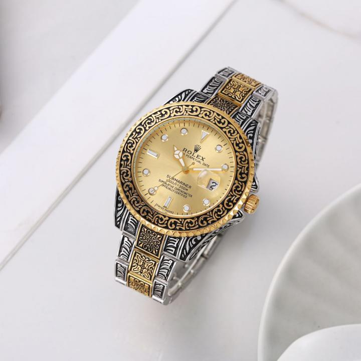 ROLEX VINTAGE WITH DATE WORKING (GOLD SILVER)