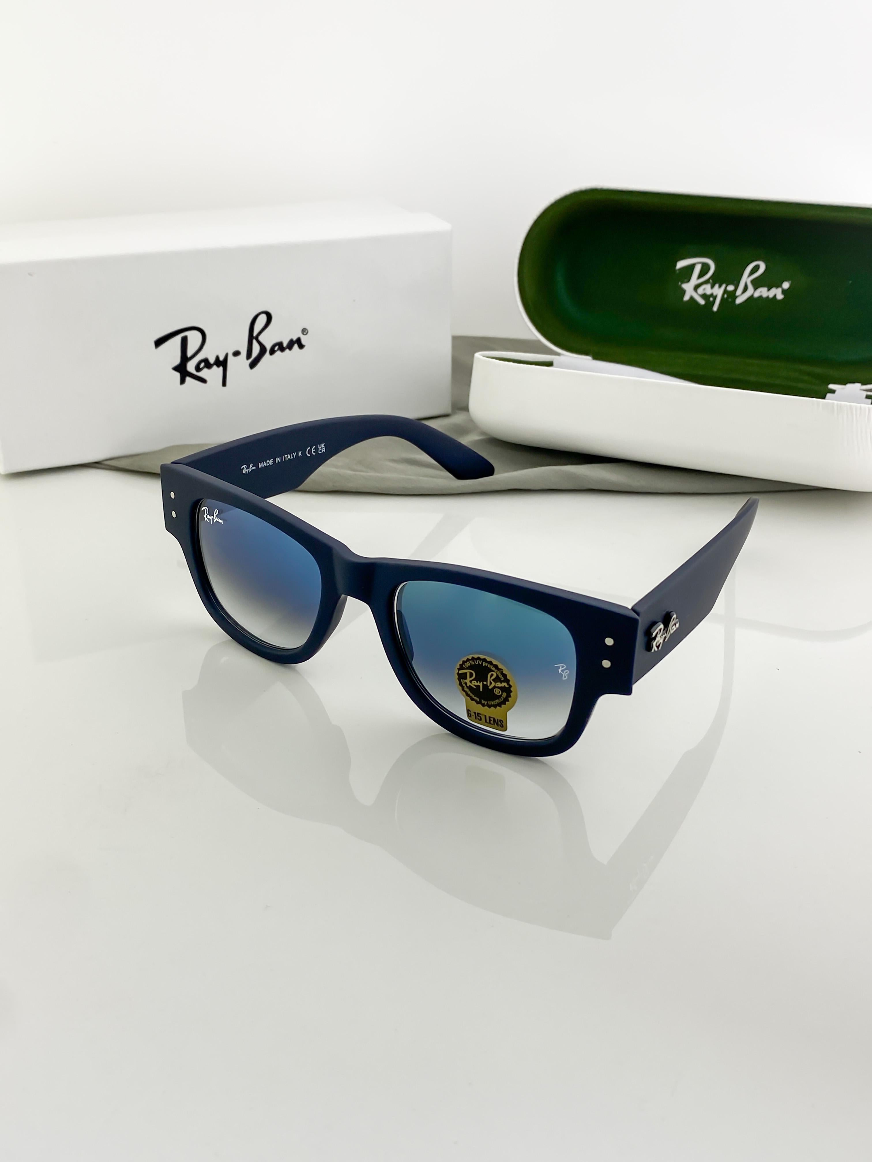 RAYBAN SUNGLASSES WITH ORIGINAL BOX AND KIT