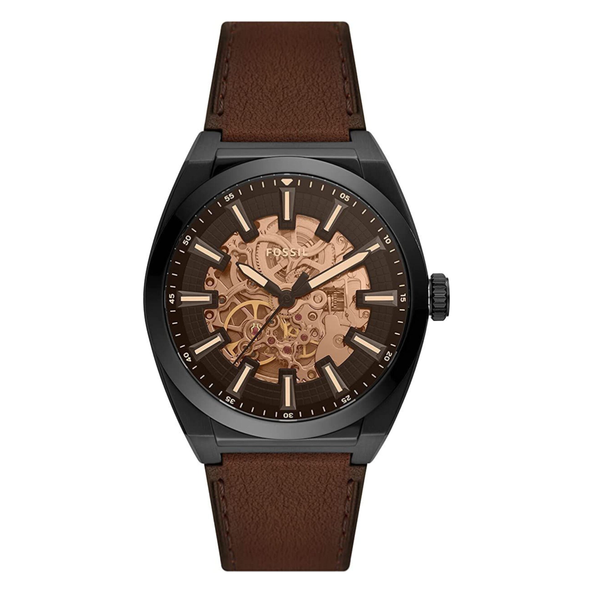 FOSSIL EVERETT BROWN (AUTOMATIC)
