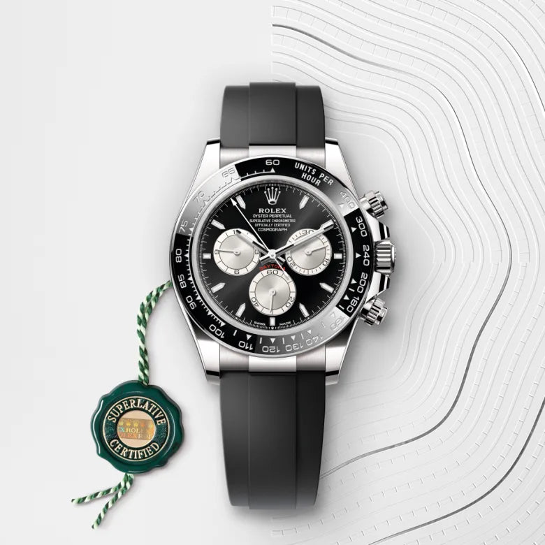 ROLEX DAYTONA SILVER BLACK (CELL MODEL)