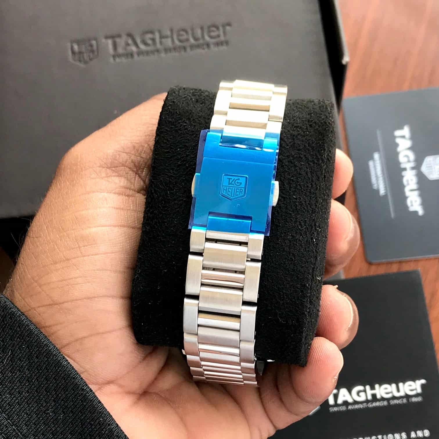 TAG HEUER CALIBAR 16 SILVER BLUE (JAPAN OG MACHINE)