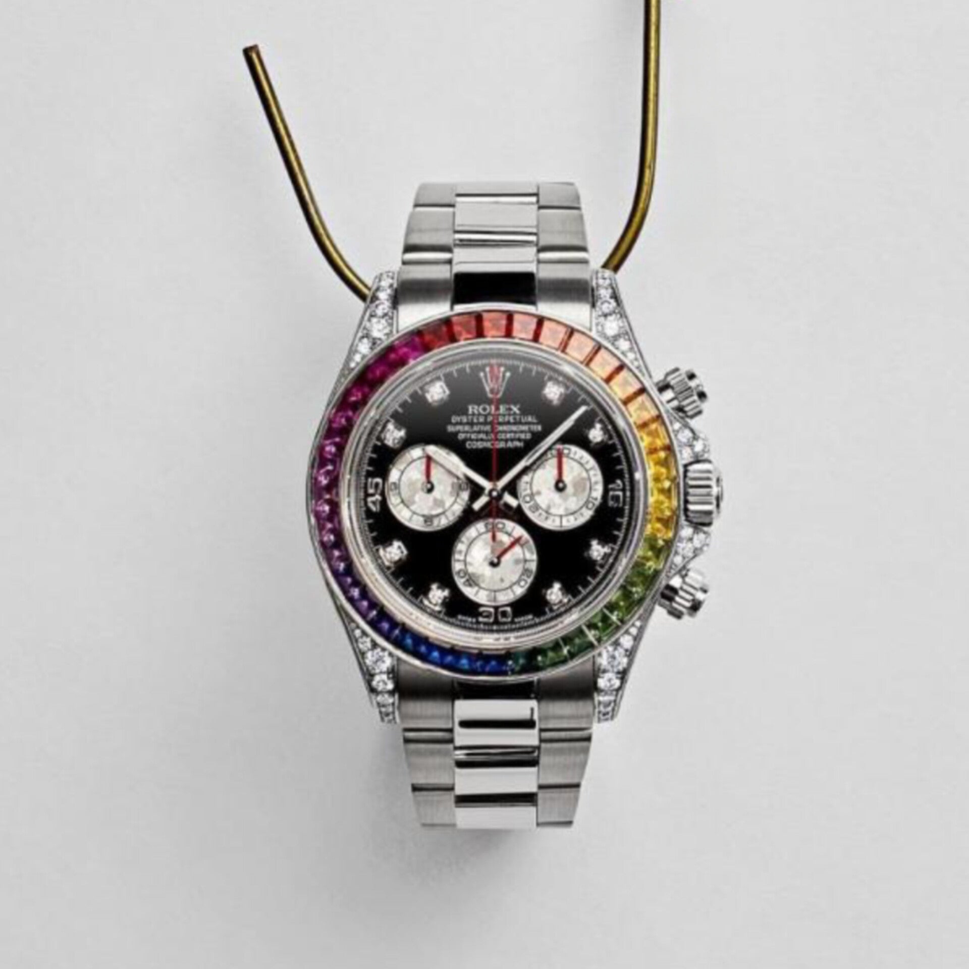 ROLEX RAINBOW CHRONOGRAPH WATCH (GOLD)