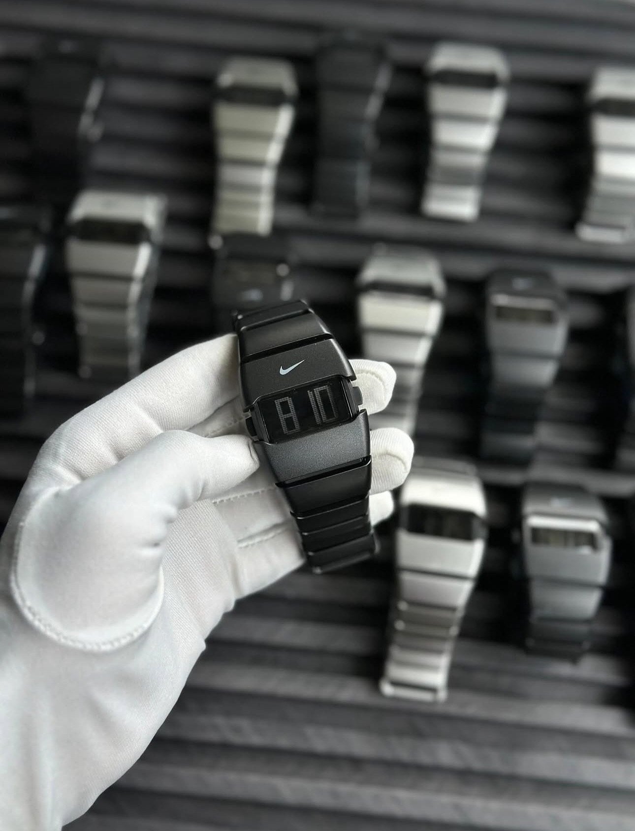 NIKE WATCH DIGITAL GREY (CARBONATE FIBER)