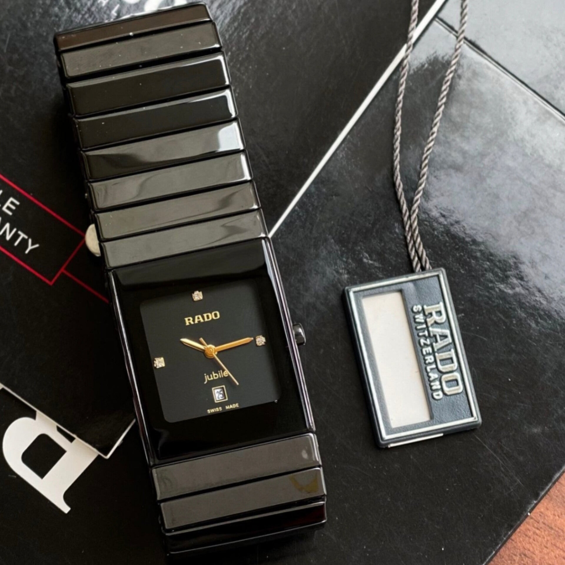 RADO JUBILE BLACK CERAMIC WATCH