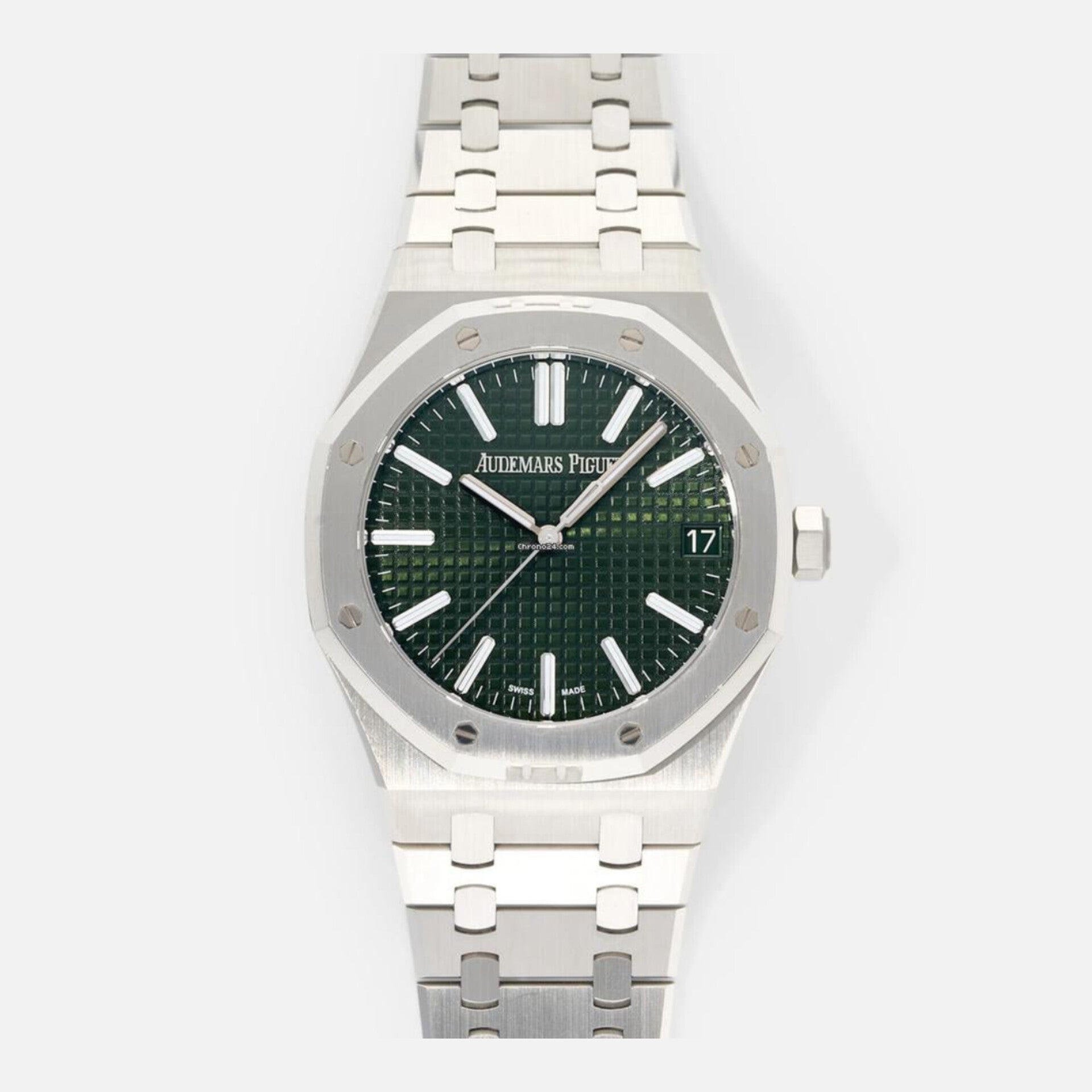 AUDEMARS PIGUET ROYAL OAK SILVER GREEN (AUTOMATIC)