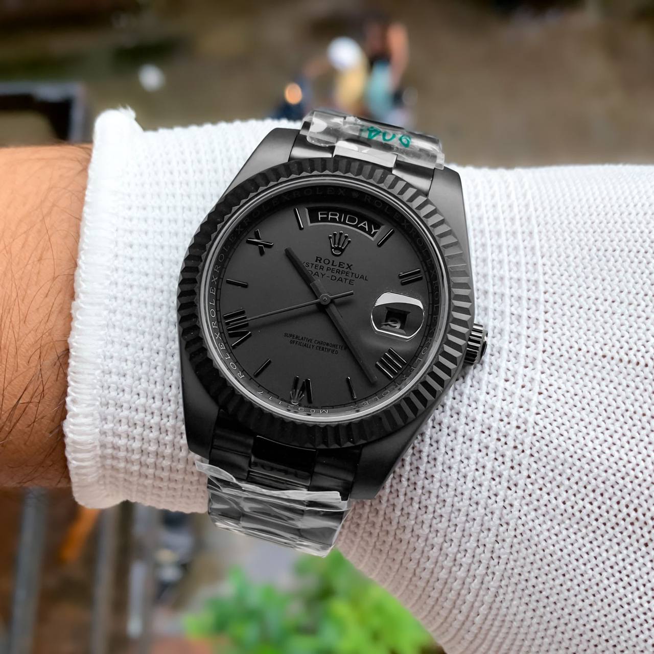 ROLEX DAY DATE FULL BLACK (CELL MODEL)