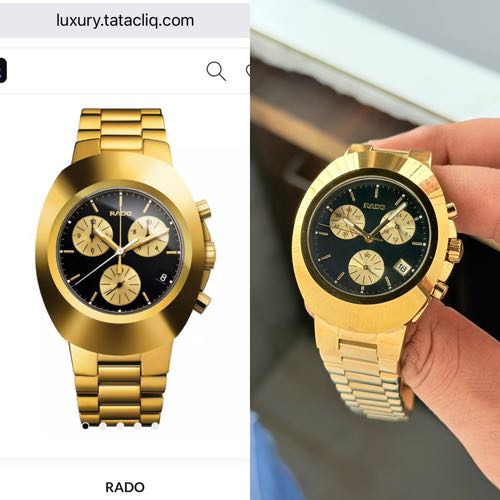 RADO DIASTAR CHRONOGRAPH GOLD BLACK (AUTOMATIC)