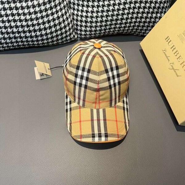Burberry Nova Checks Baseball Premium Unisex Hat With Brand Polly Bag