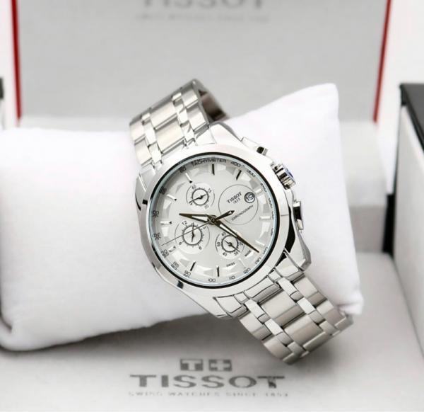 TISSOT 1853 CHRONOGRAPH WATCH (DUAL TONE WHITE)