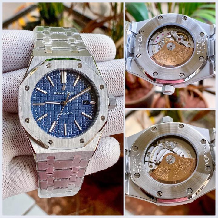 AUDEMARS PIGUET ROYAL OAK SILVER BLUE (AUTOMATIC)