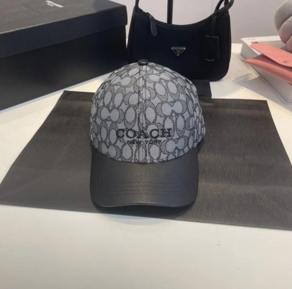 COACH NEW YORK MONOGRAM BLACK LOGO PREMIUM UNISEX CAP WITH SAFETY BOX