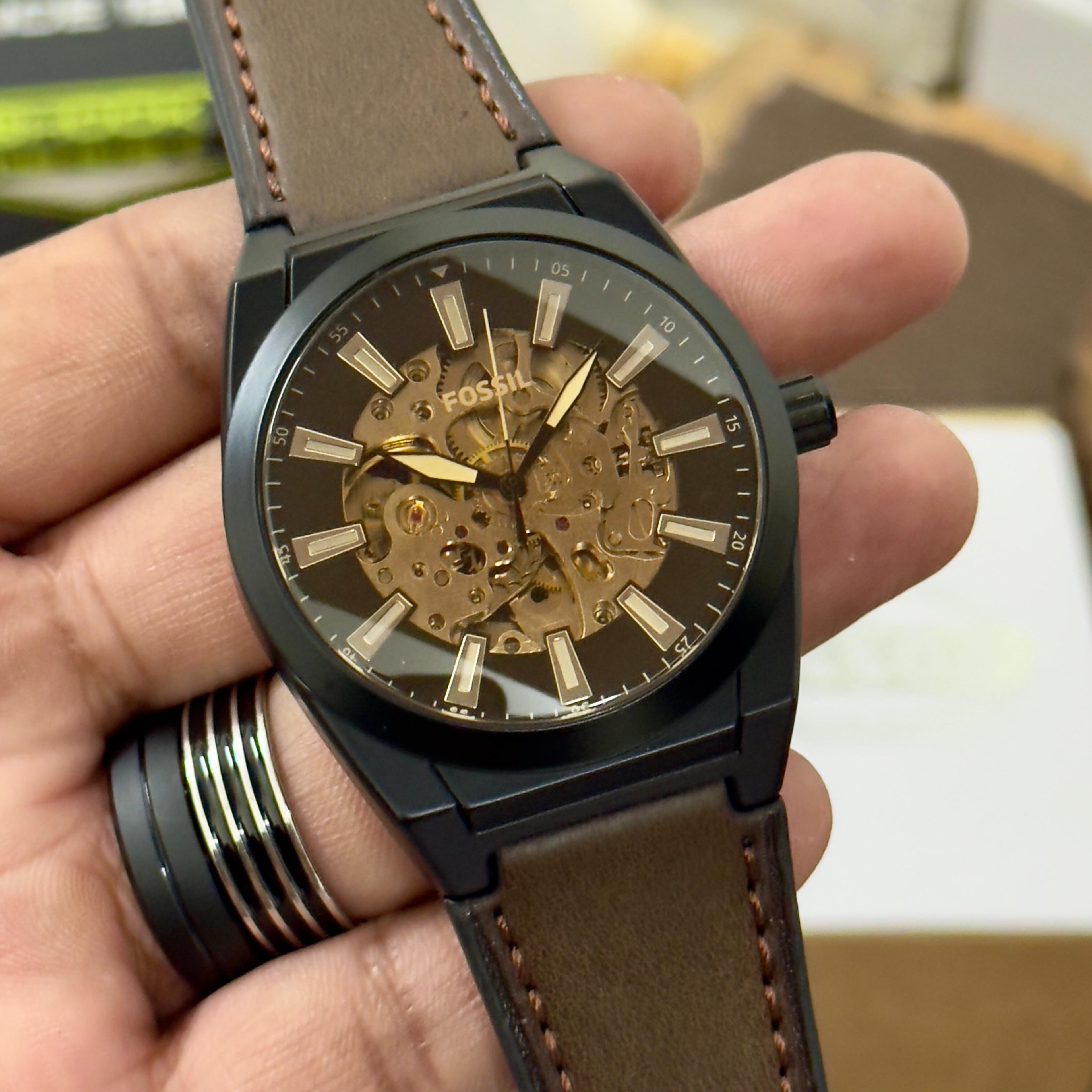 FOSSIL EVERETT BROWN (AUTOMATIC)