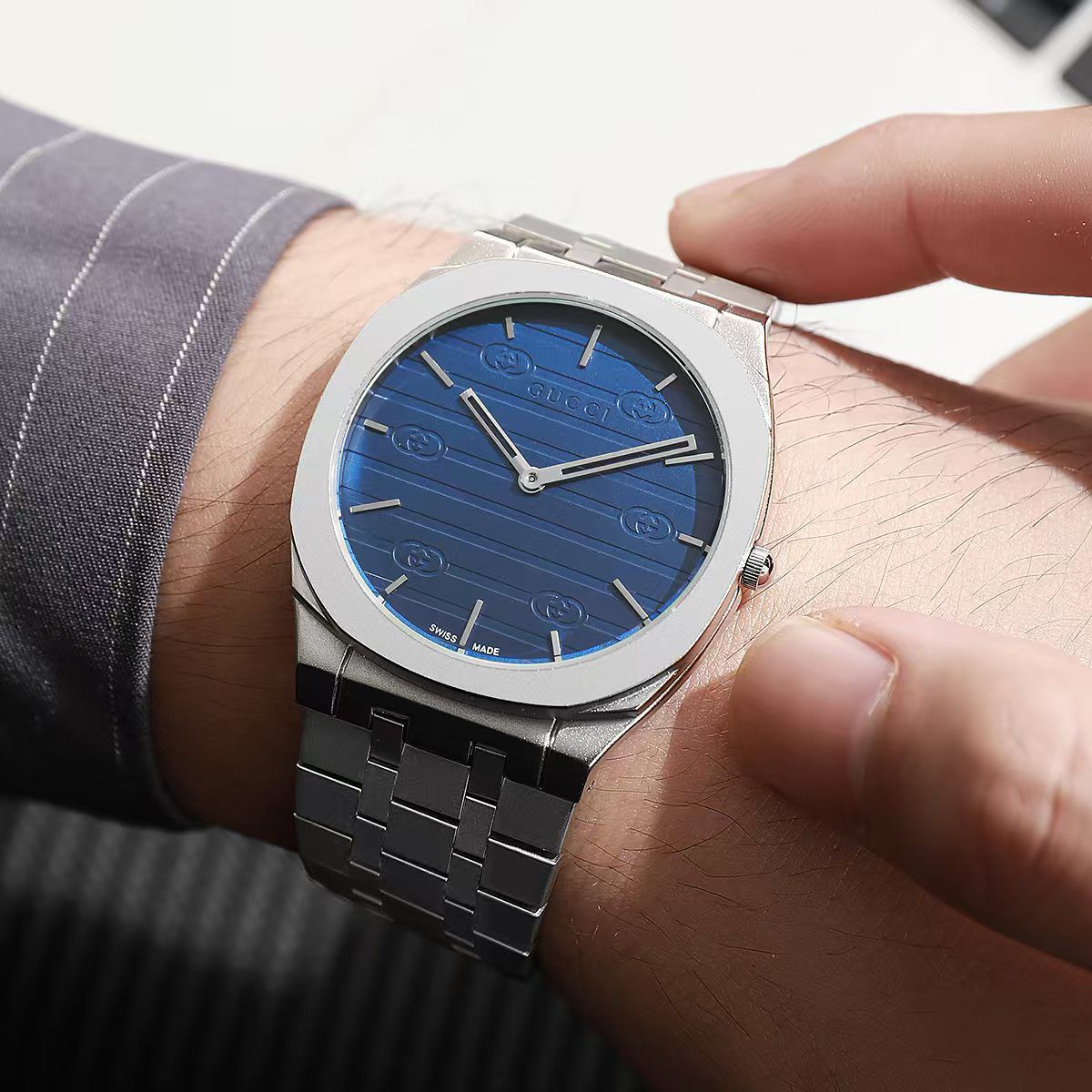 GUCCI SLEEM (BLUE SILVER)
