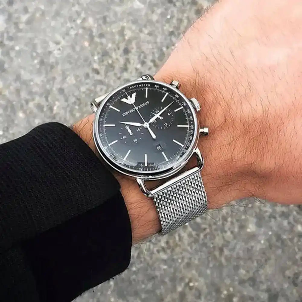 EMPORIO ARMANI AVIATOR CHRONOGRAPH WATCH