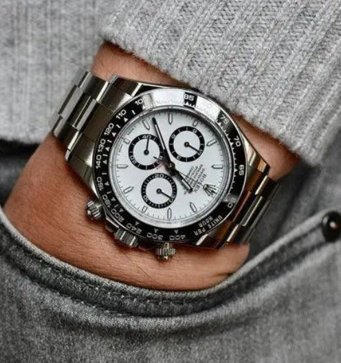 ROLEX DAYTONA SILVER BLACK (CELL MODEL)