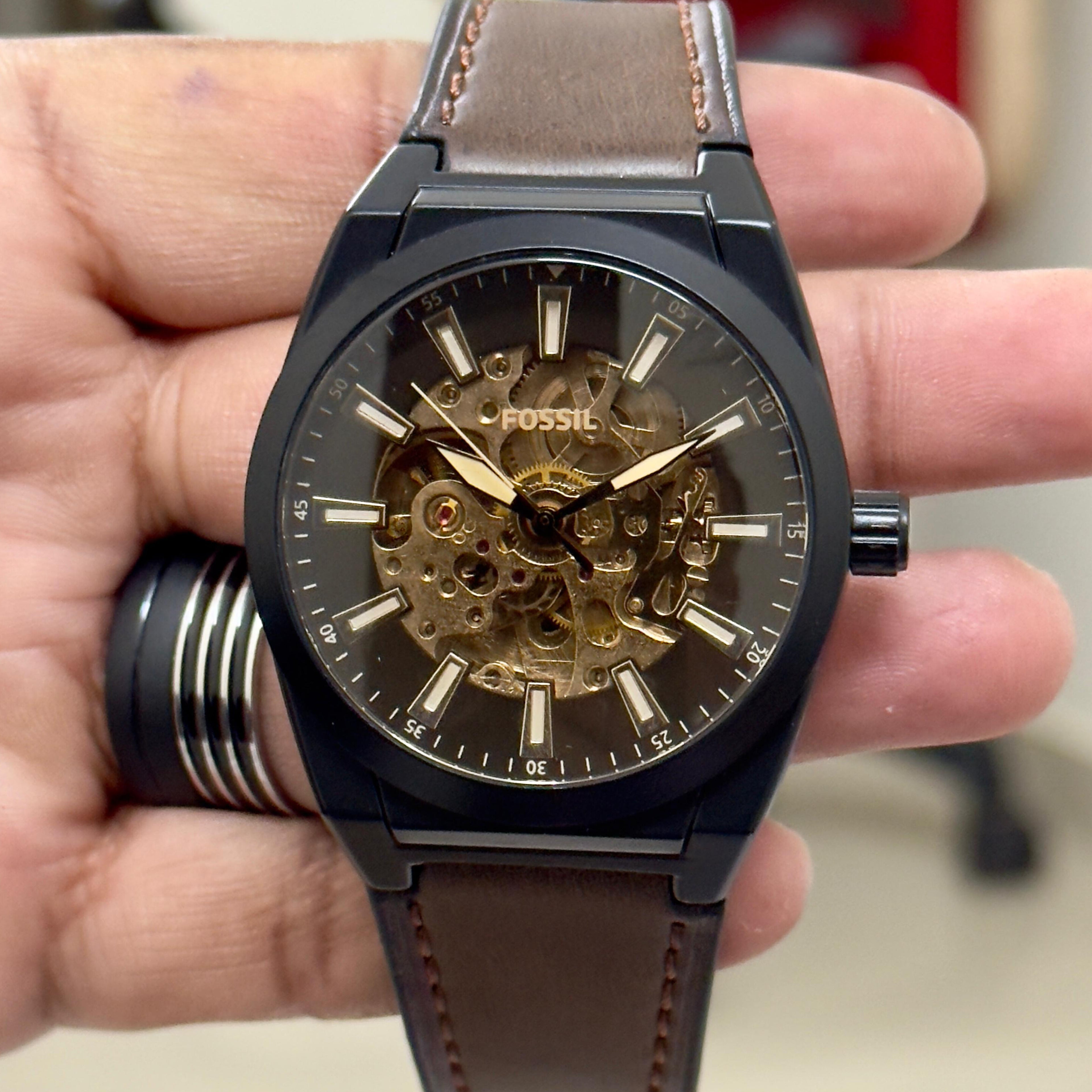 FOSSIL EVERETT BROWN (AUTOMATIC)