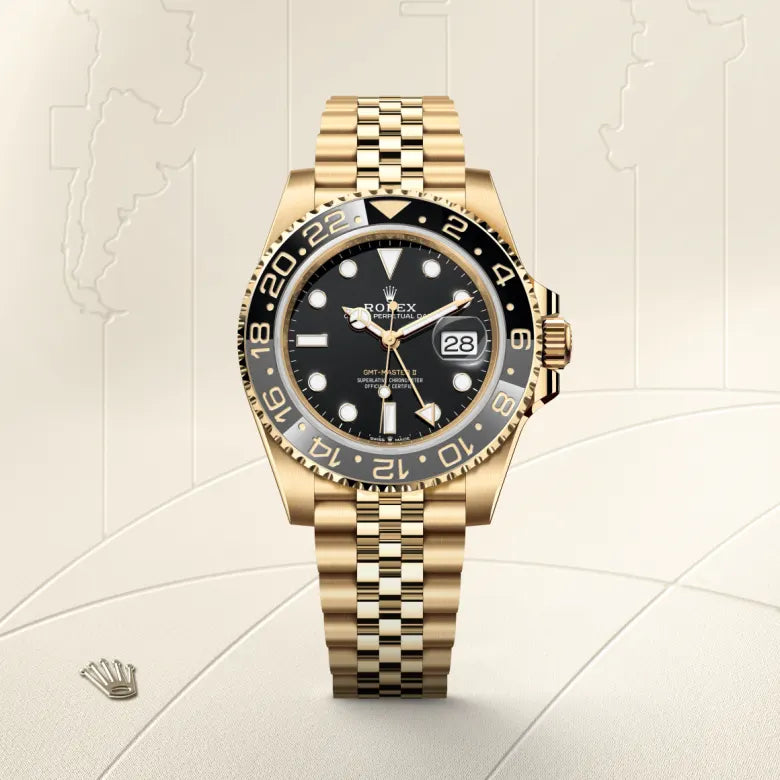 ROLEX GMT MASTER II GOLD BLACK (CELL MODEL)