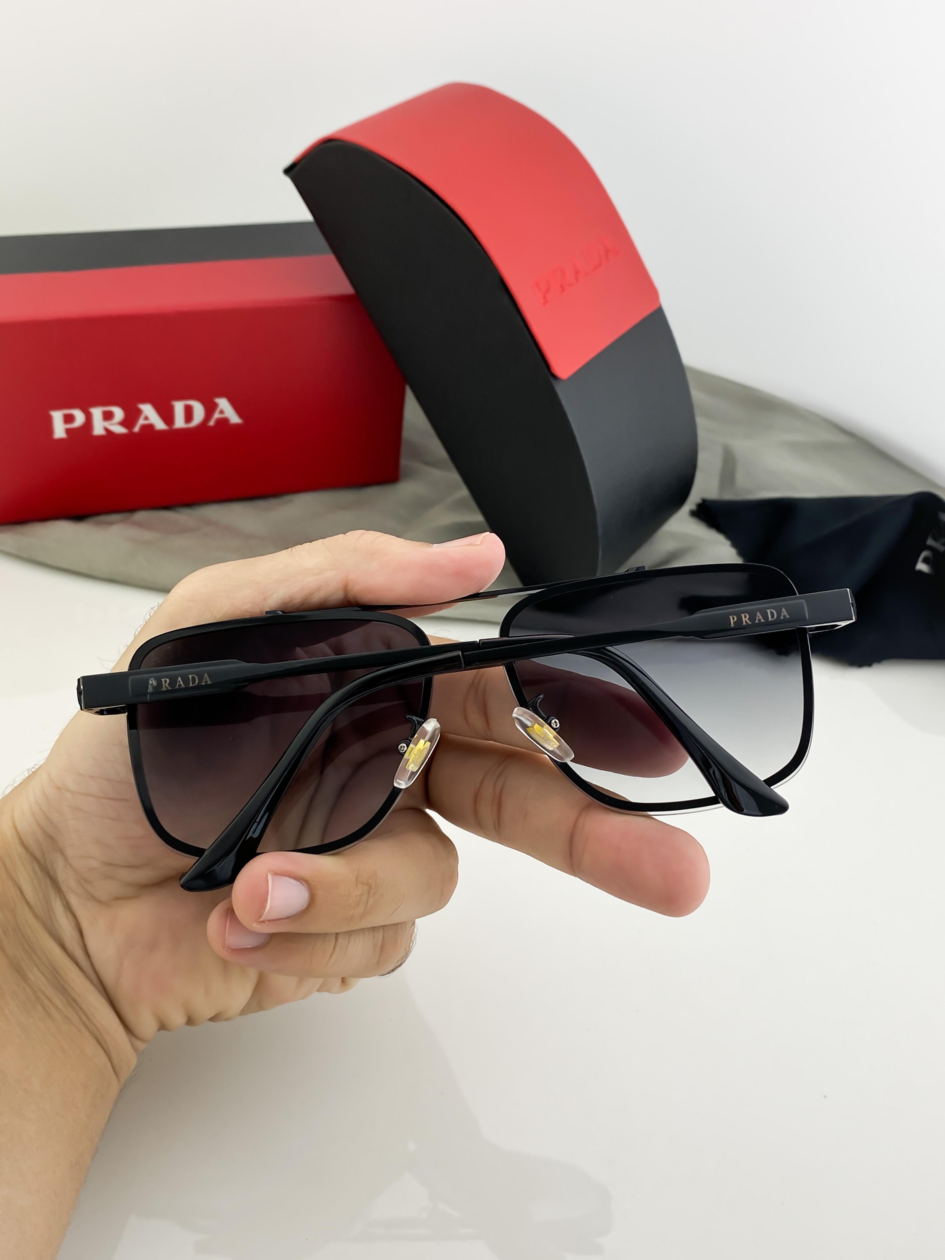PRADA SUNGLASSES WITH ORIGINAL BOX AND KIT