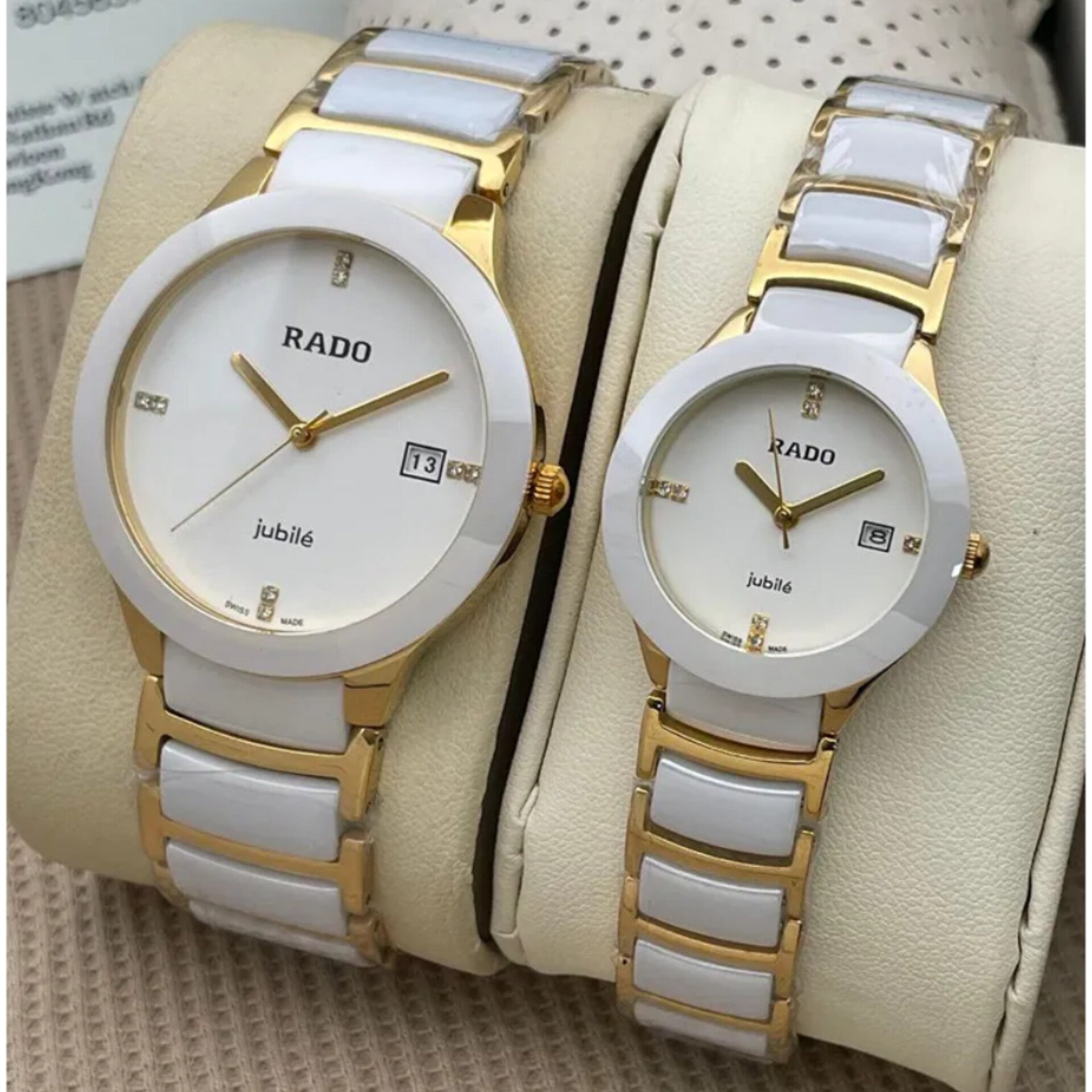RADO JUBILE WHITE GOLD (COUPLE WATCH)