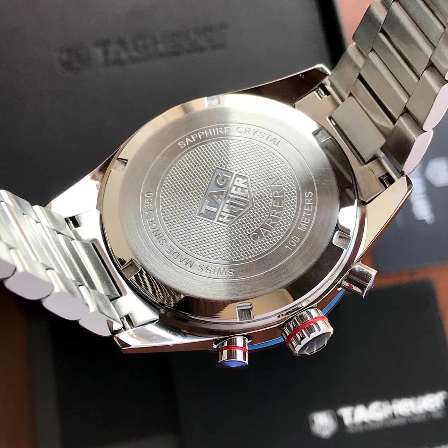 TAG HEUER CALIBAR 16 SILVER BLACK (JAPAN OG MACHINE)