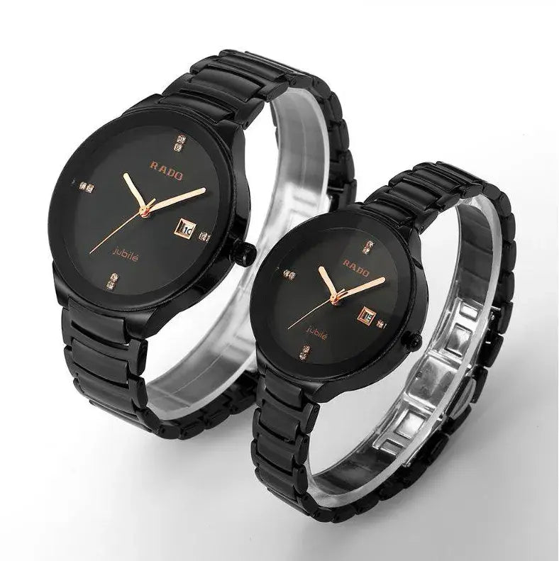 RADO JUBILE FULL BLACK (COUPLE WATCH)