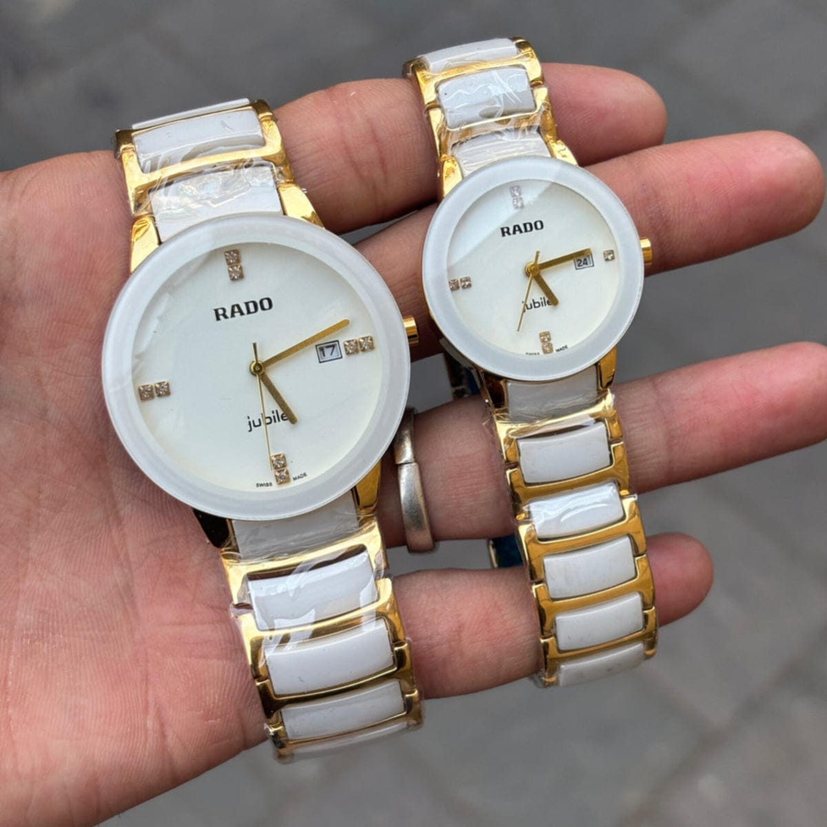 RADO JUBILE WHITE GOLD (COUPLE WATCH)