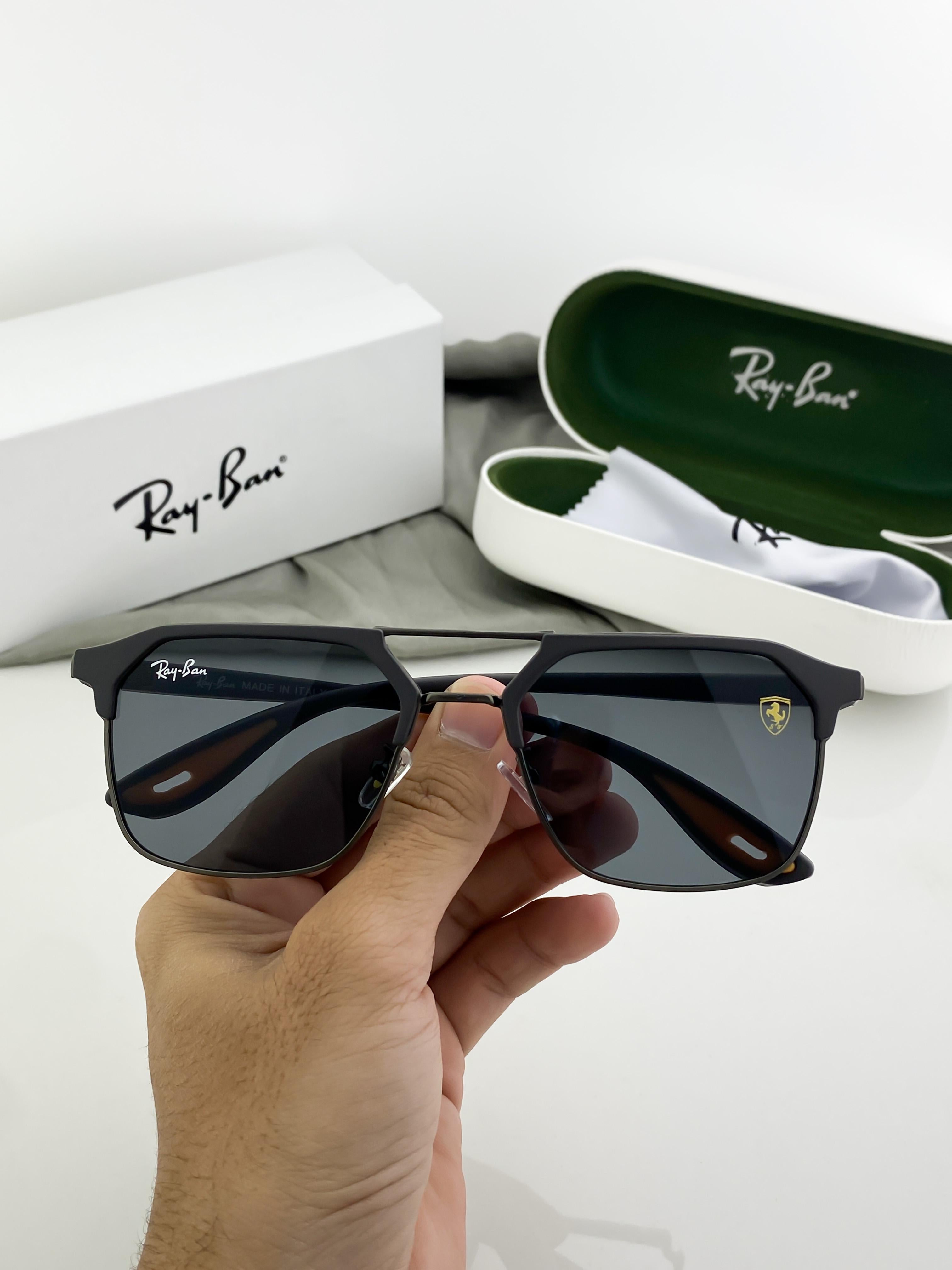 RAYBAN SUNGLASSES WITH ORIGINAL BOX AND KIT
