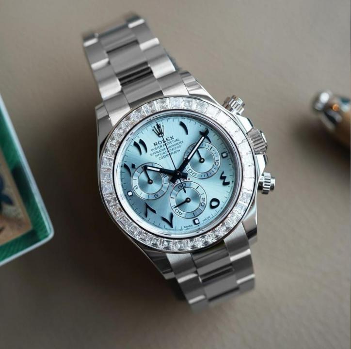 ROLEX DAYTONA ICE SILVER ARABIC (CELL MODEL)