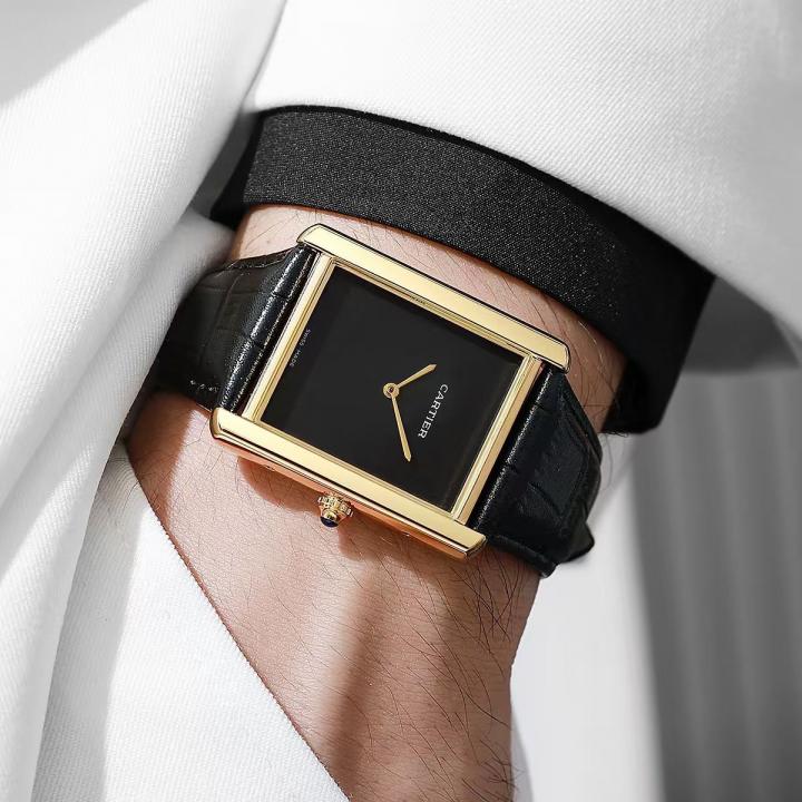 CARTIER TANK BLACK GOLD