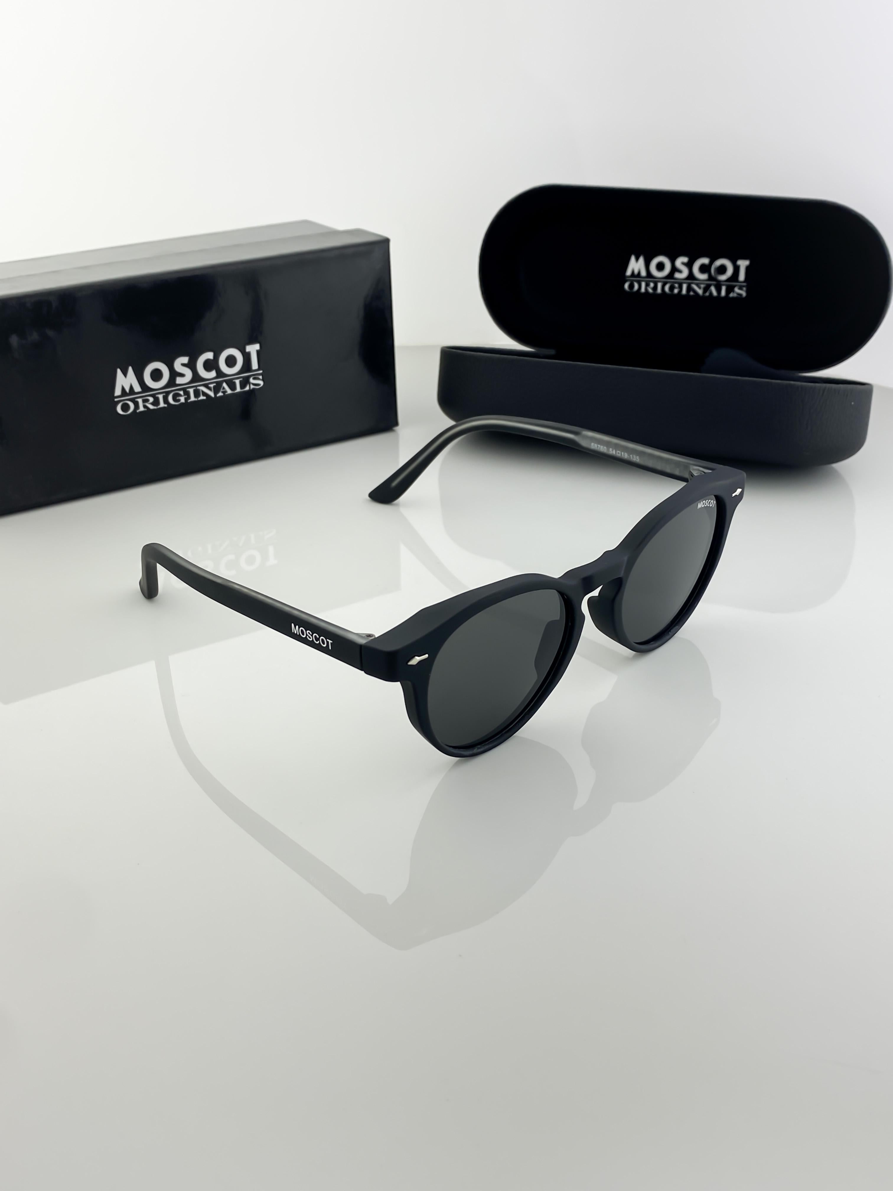 MOSCOT SUNGLASSES WITH ORIGINAL BOX AND KIT