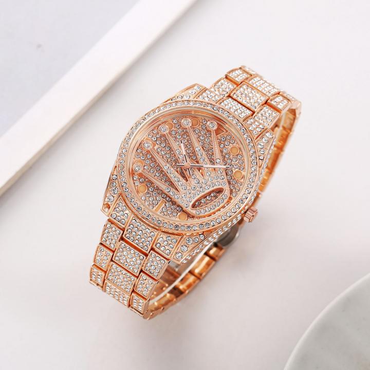 ROLEX SPINNER DIAMOND ROSE GOLD