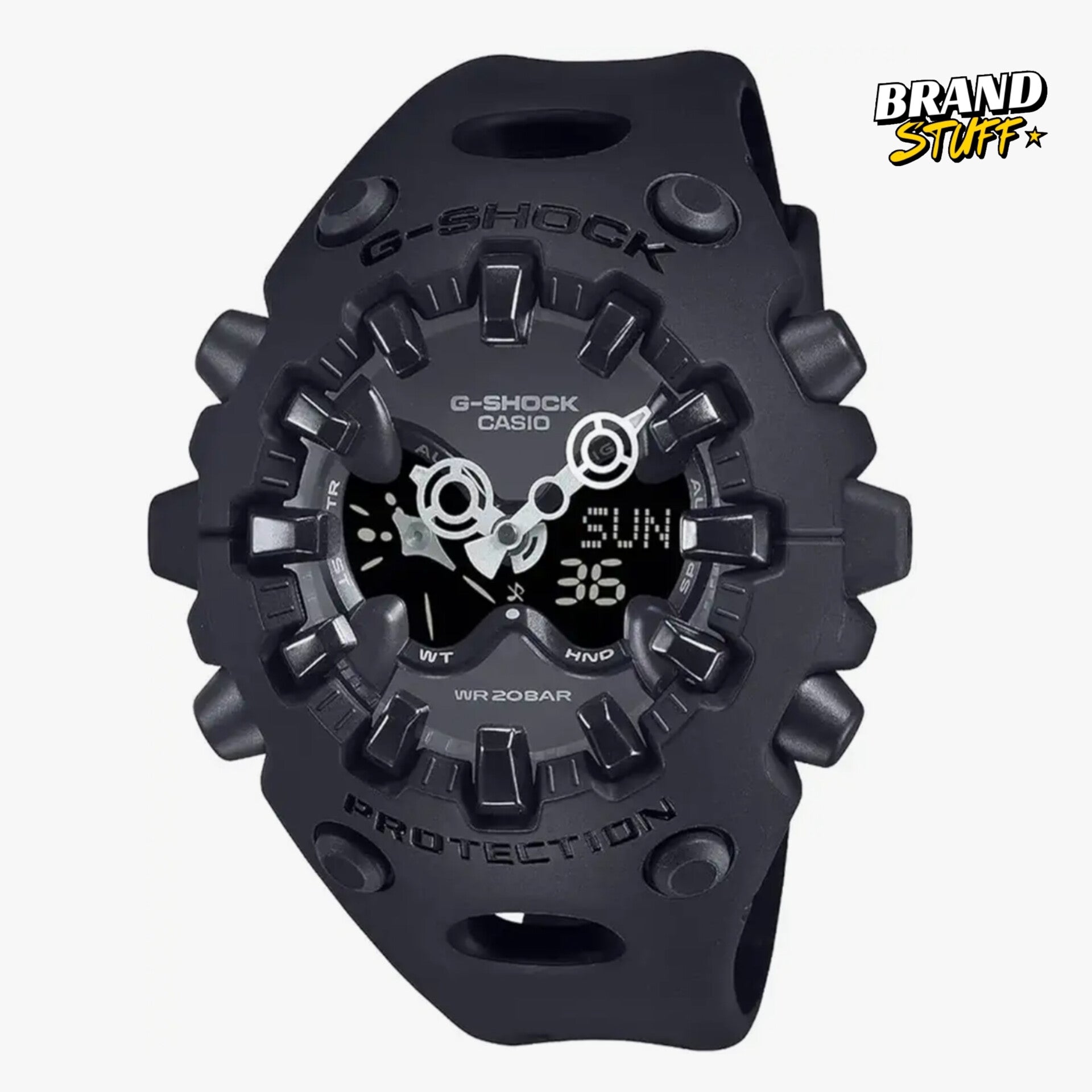G-SHOCK GA-V01-1ADR ANALOG-DIGITAL BLACK DIAL WITH ORIGINAL METAL BOX